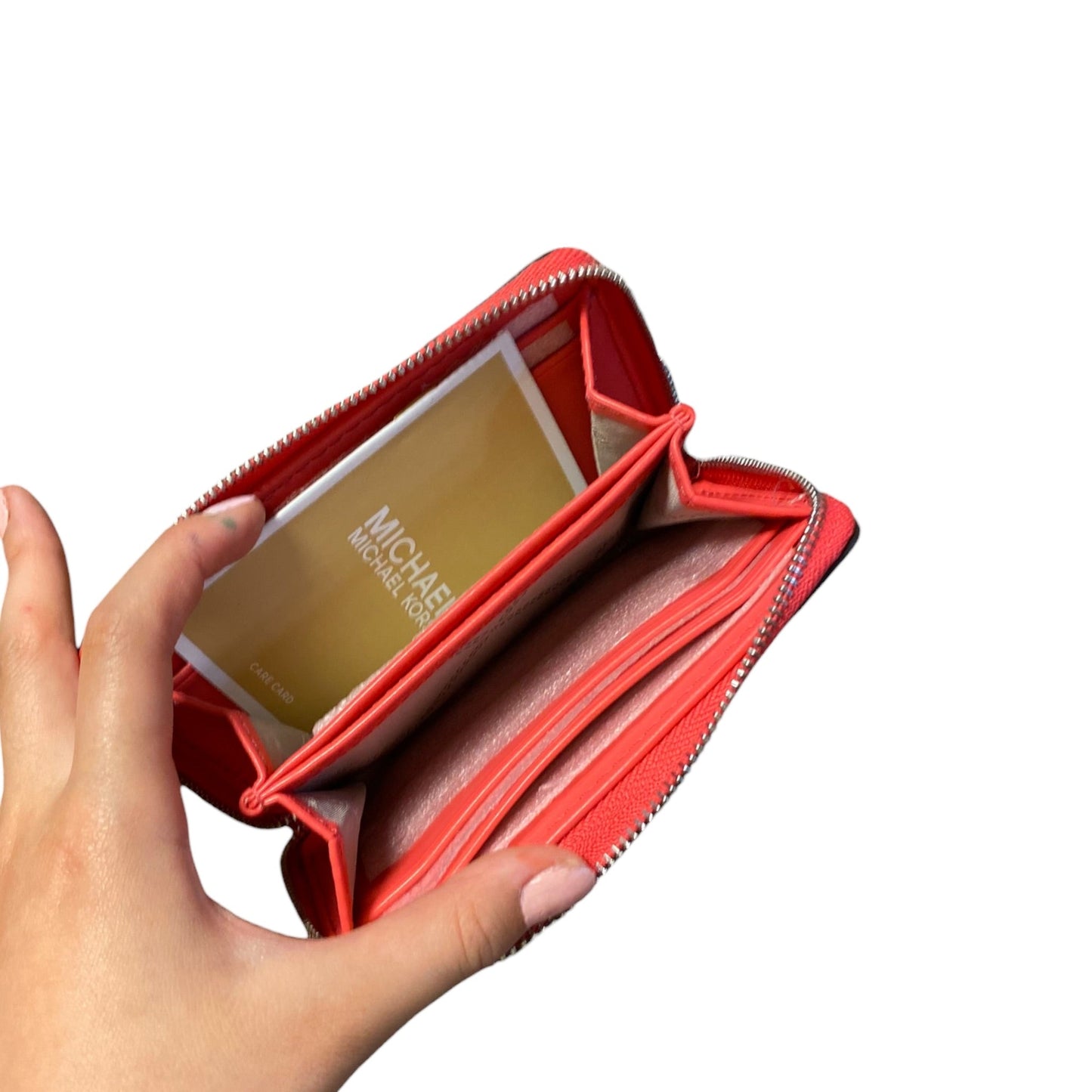 Wallet Designer By Michael Kors In Pink, Size:Small