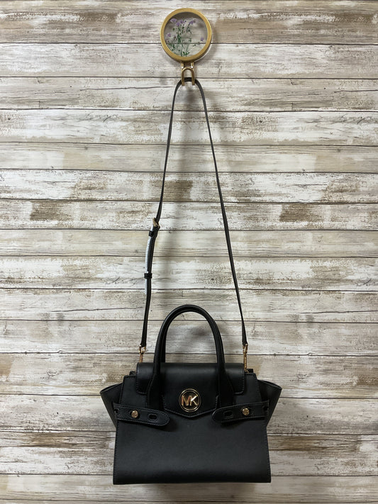 Handbag By Michael By Michael Kors In Black & Gold, Size:Medium
