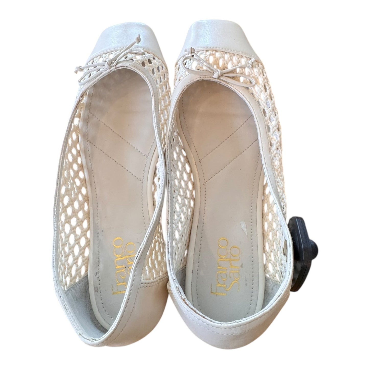 Shoes Flats By Franco Sarto In White, Size:9