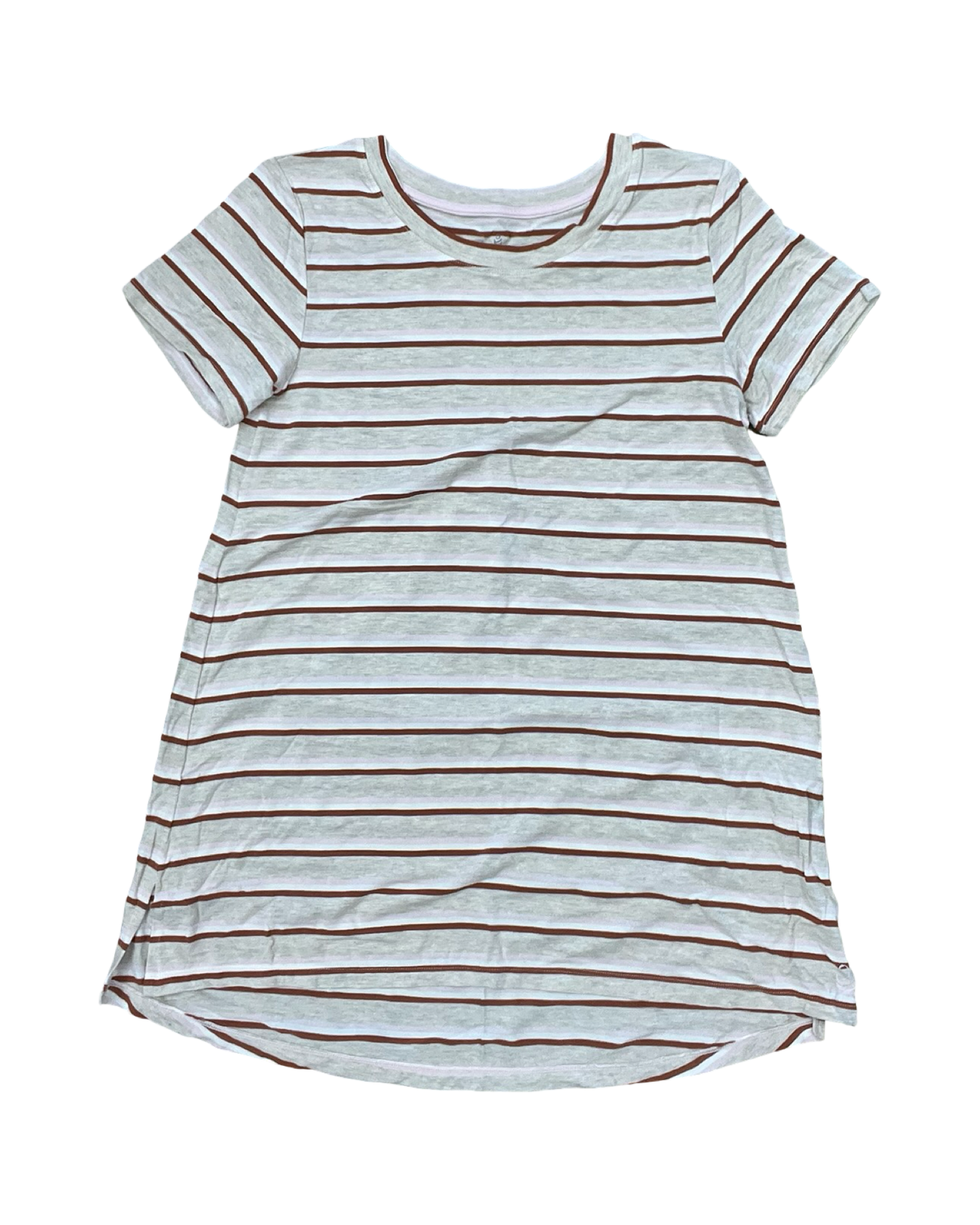 Top Ss By Cuddl Duds In Orange & Tan, Size:Xs