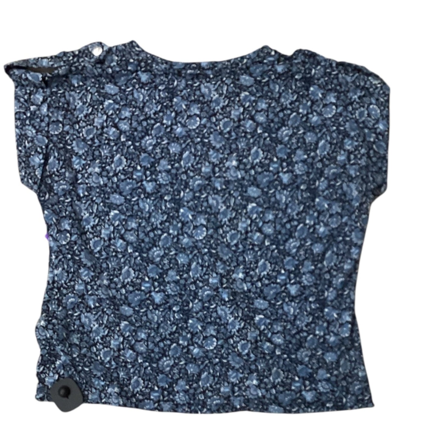 Top Ss By Michael By Michael Kors In Blue & White, Size:M