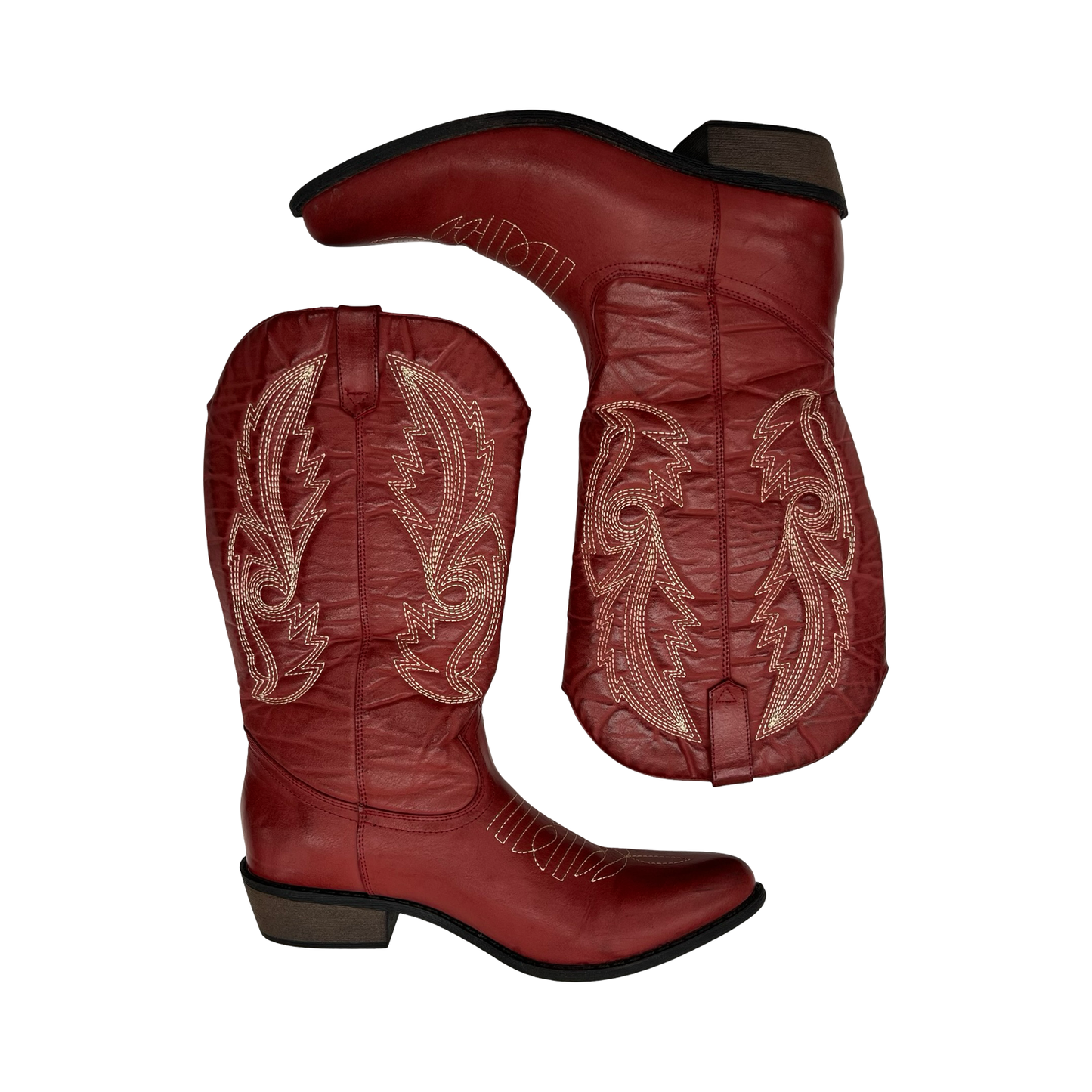 Boots Western By Coconuts In Red, Size:10