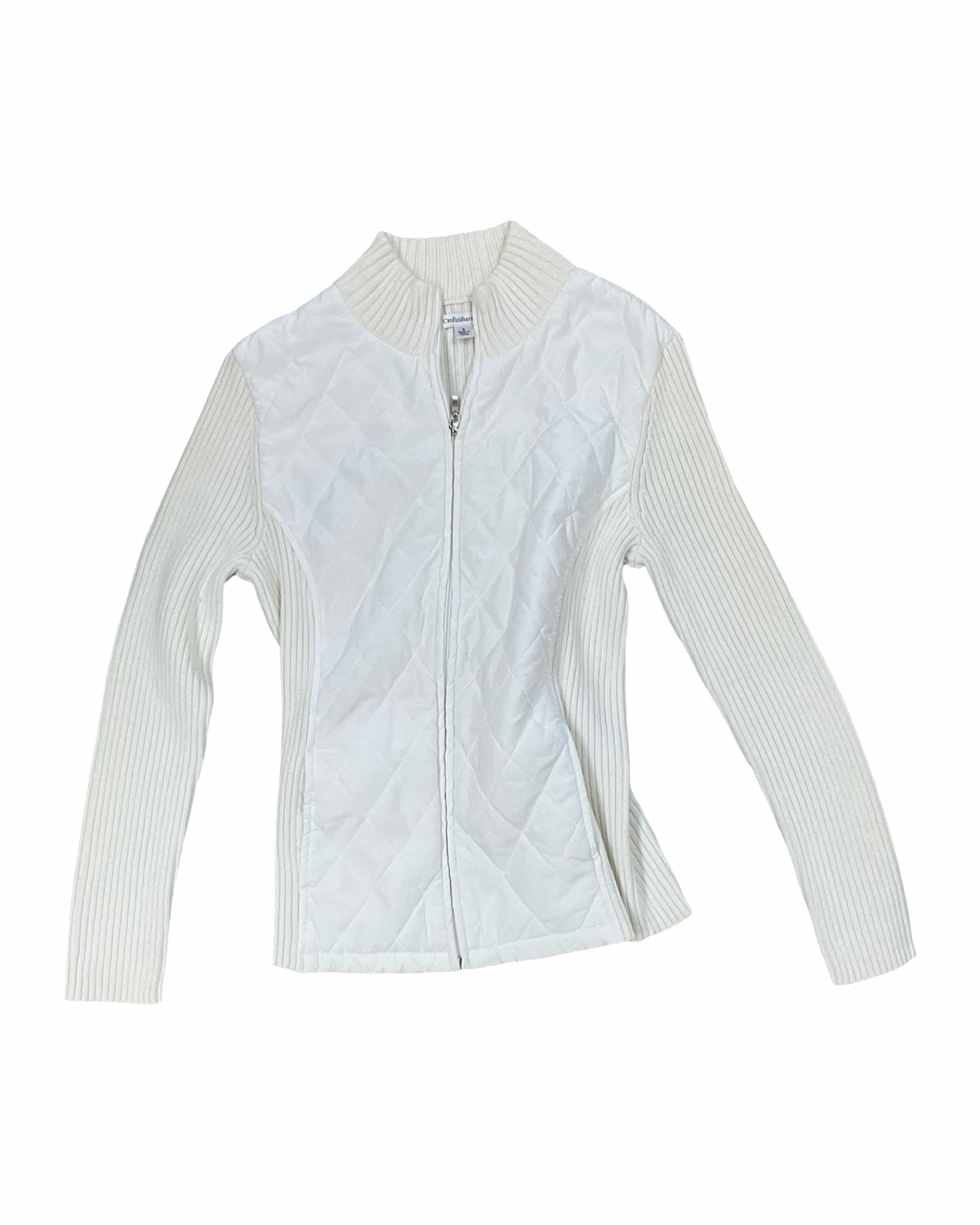 Jacket Other By Croft And Barrow In Cream, Size:S