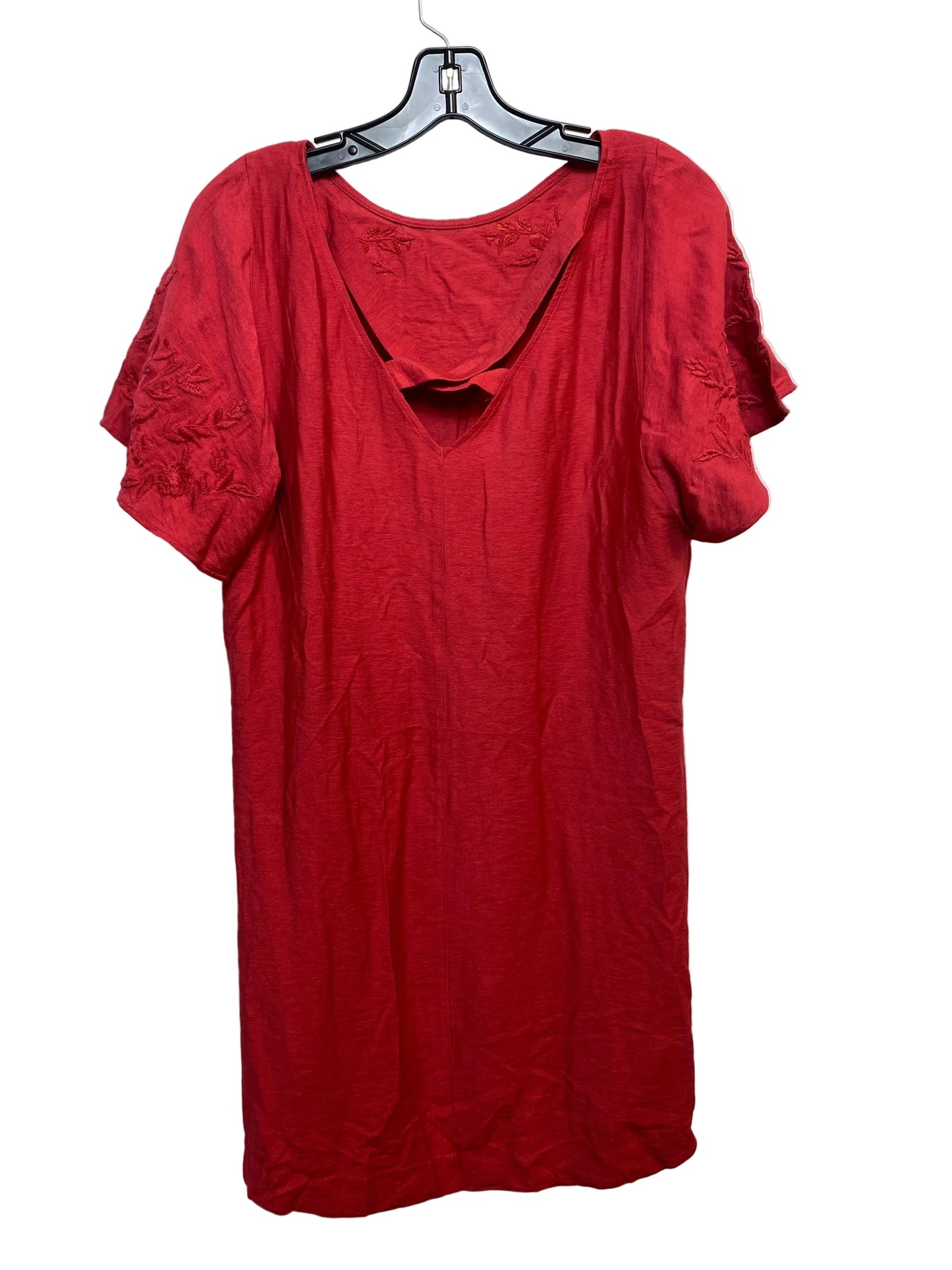 Dress Casual Short By Loft In Red, Size: M