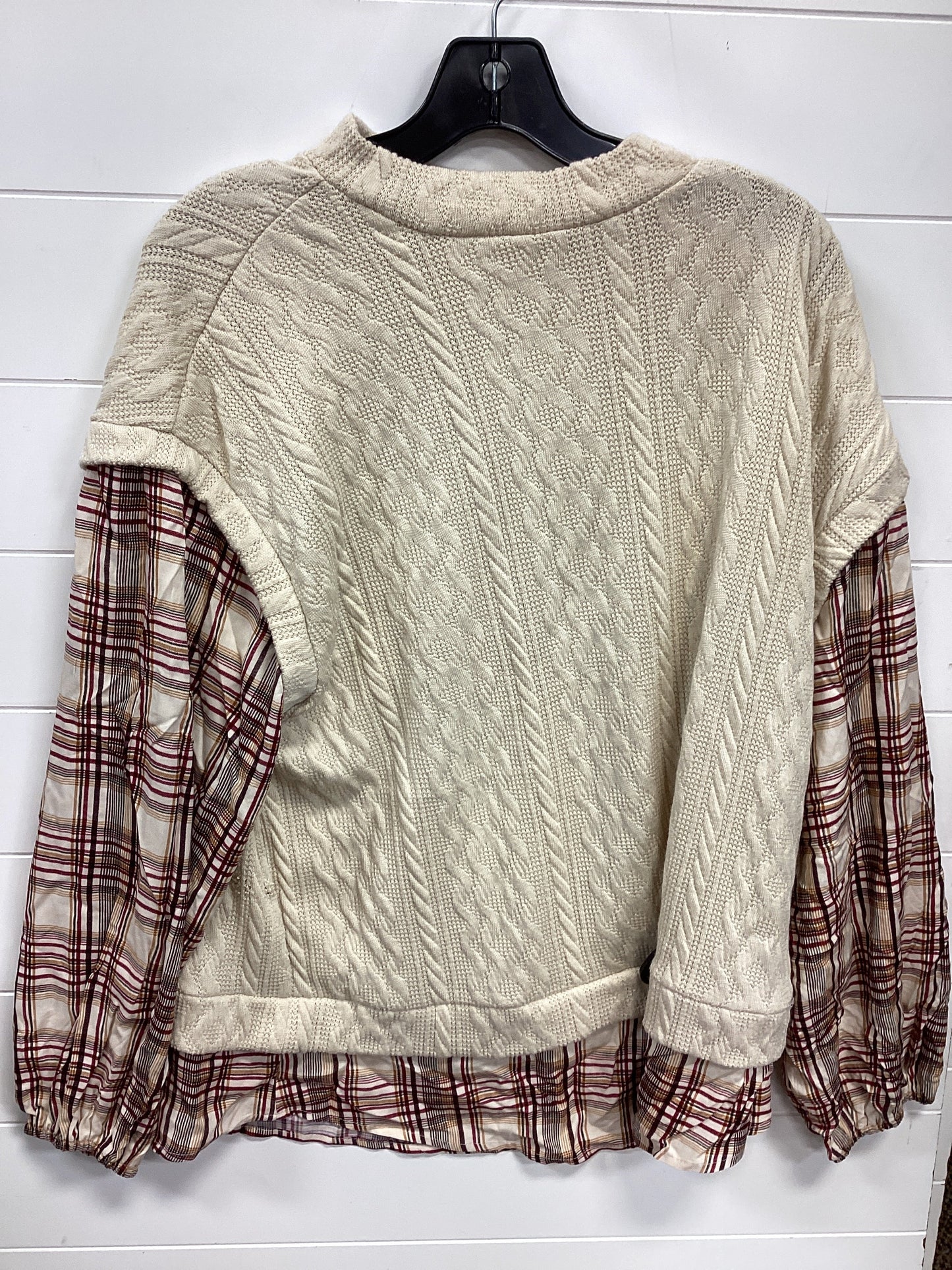Top Ls By Maurices In Cream, Size:Xl