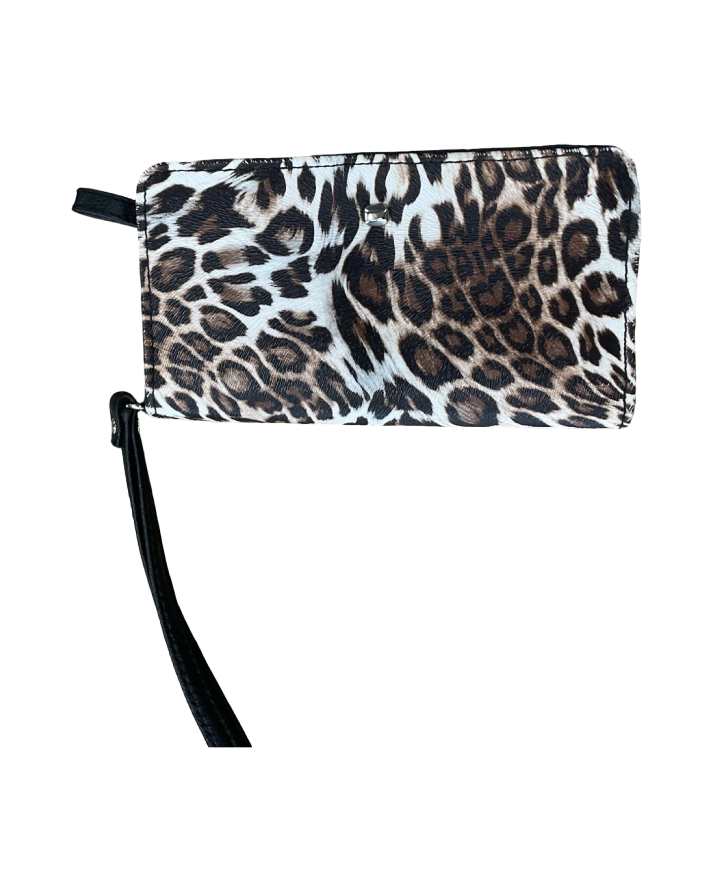 Wristlet By Clothes Mentor In Leopard Print, Size:Small