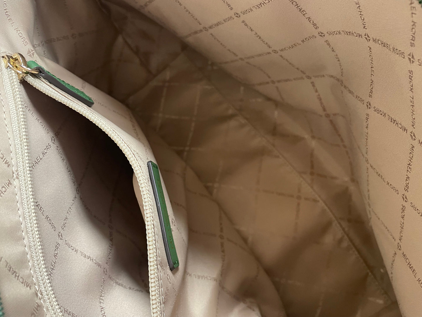 Tote Designer By Michael Kors In Green, Size:Large