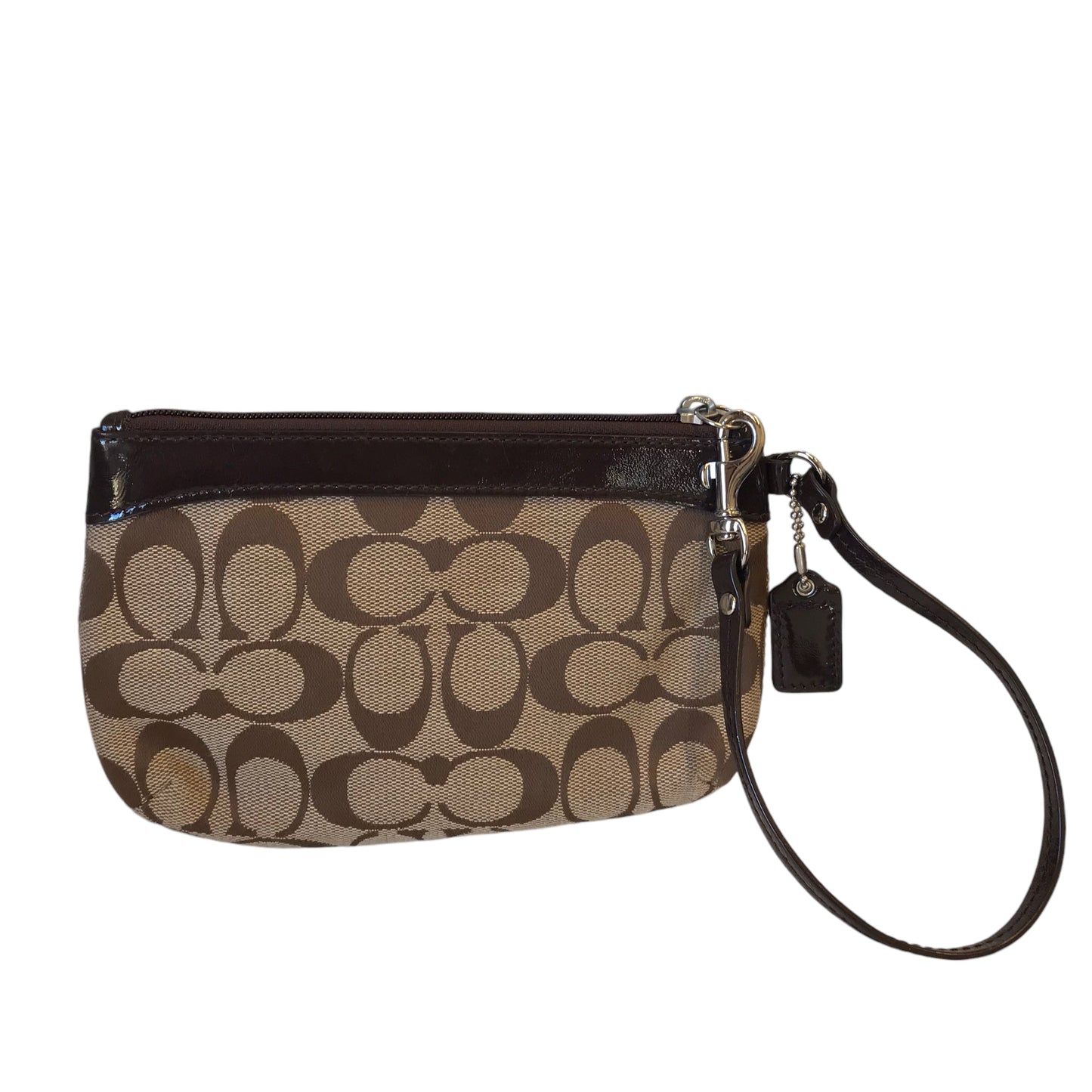 Wristlet Designer By Coach In Brown, Size:Medium