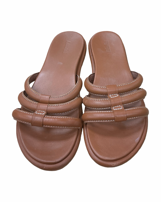 Sandals Flats By Olukai In Brown, Size:8