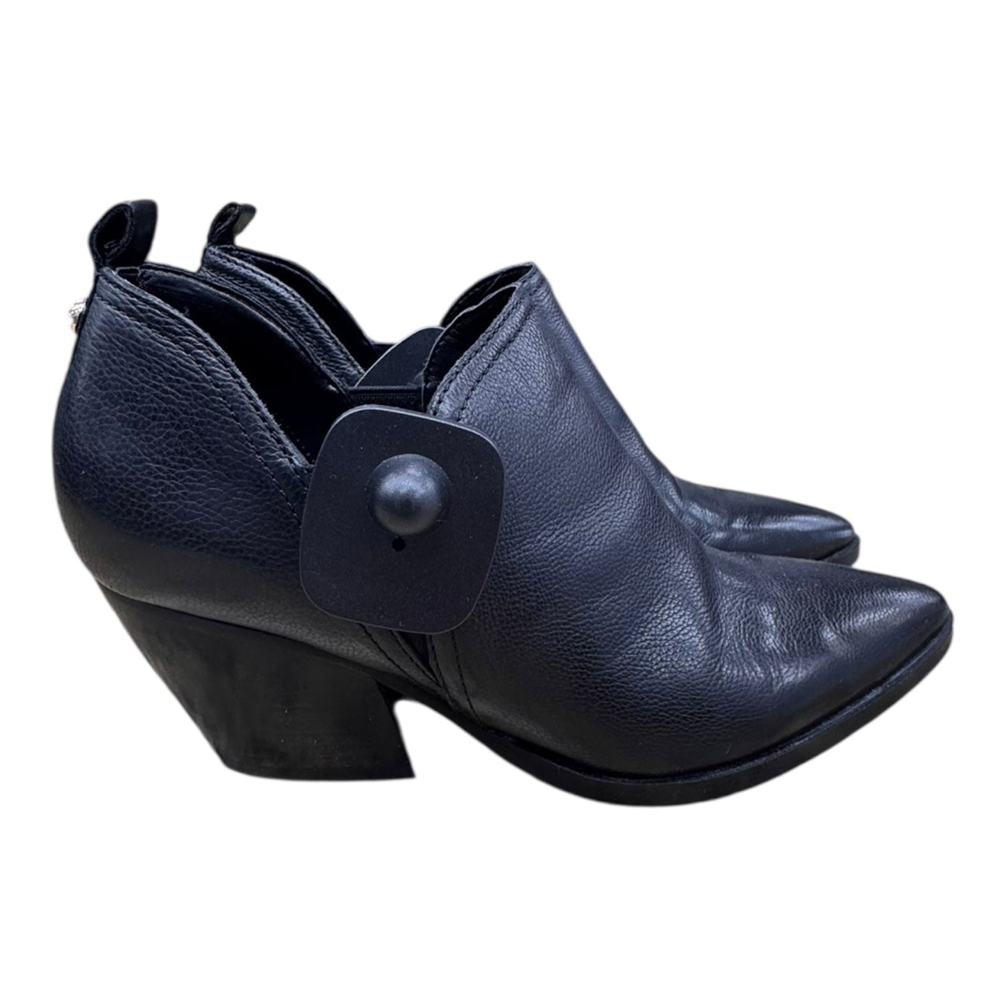 Boots Ankle Heels By Marc Fisher In Black, Size:7.5