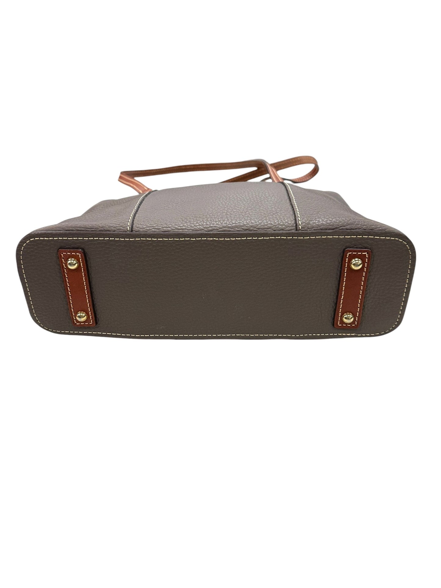 Handbag Designer By Dooney And Bourke In Taupe, Size:Small