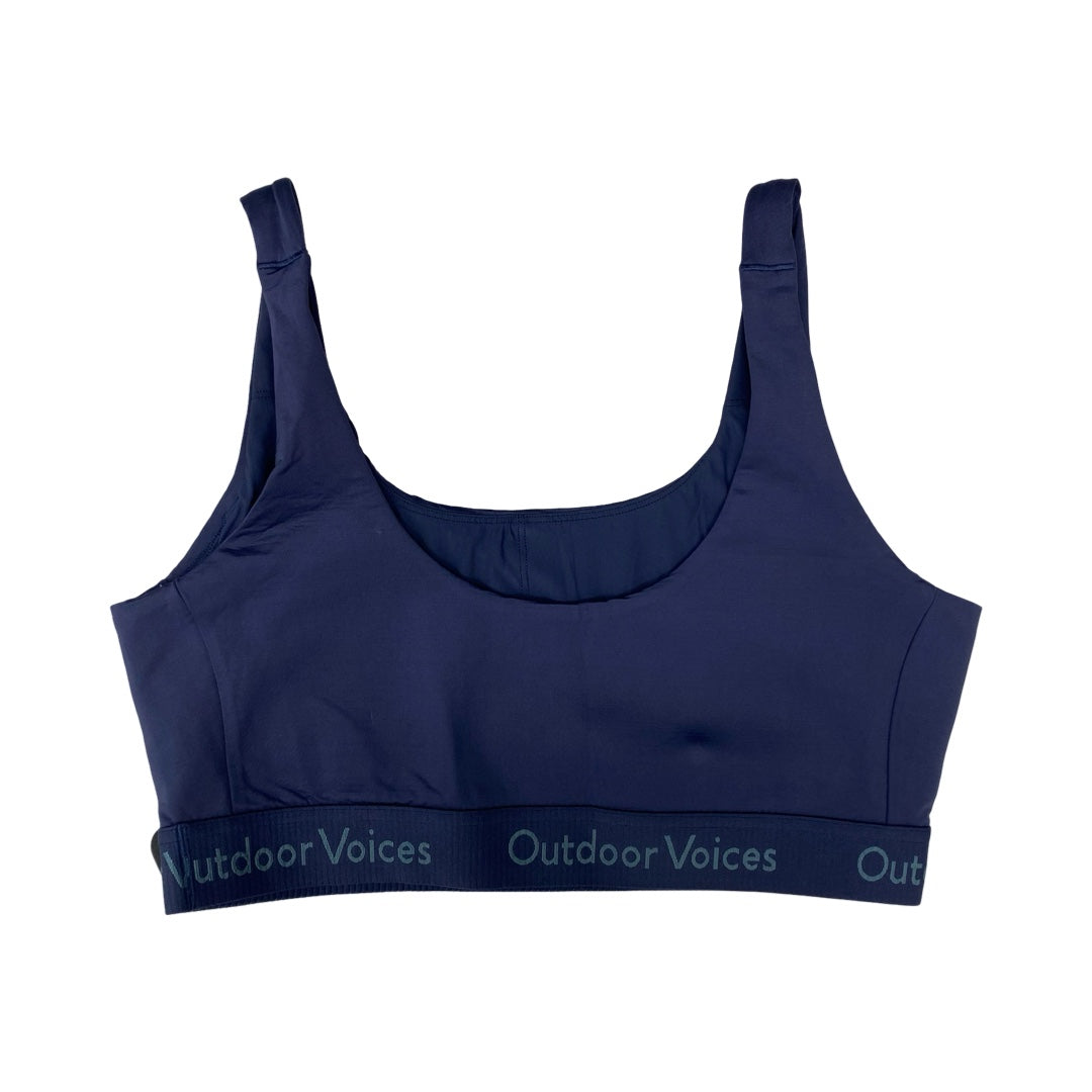 Athletic Bra By Outdoor Voices In Navy, Size:Xl