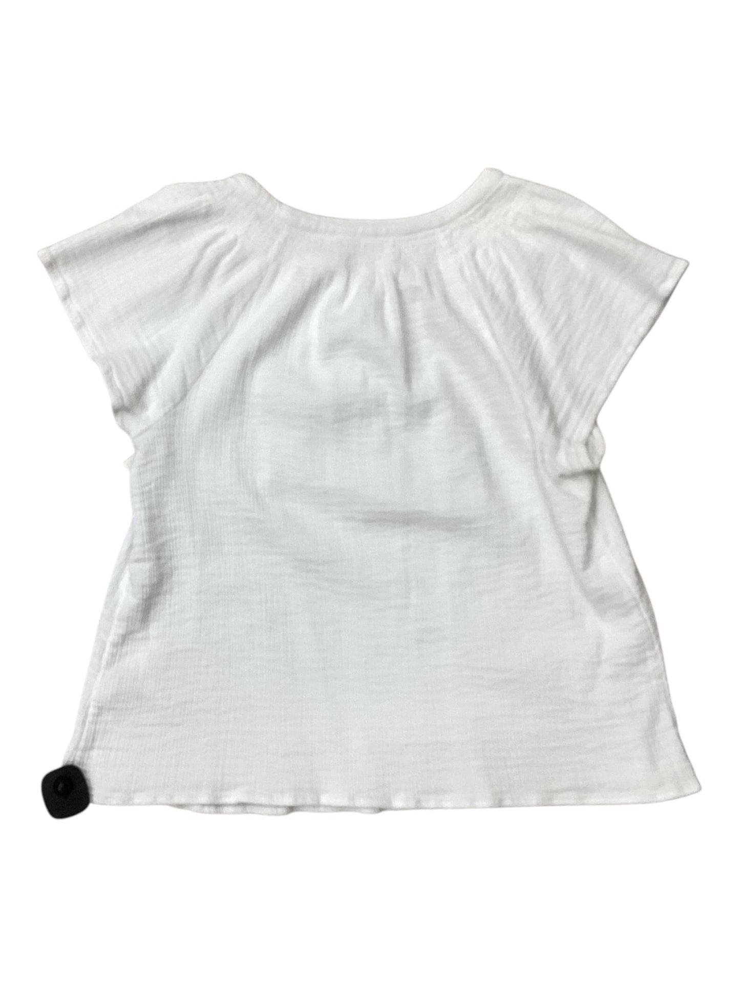 Top Sleeveless By Vineyard Vines In White, Size:L