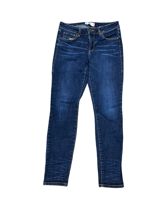 Jeans Skinny By Cabi In Blue Denim, Size:6