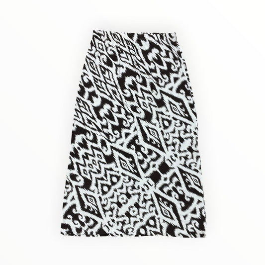 Skirt Maxi By Chicos In Brown & White, Size:L