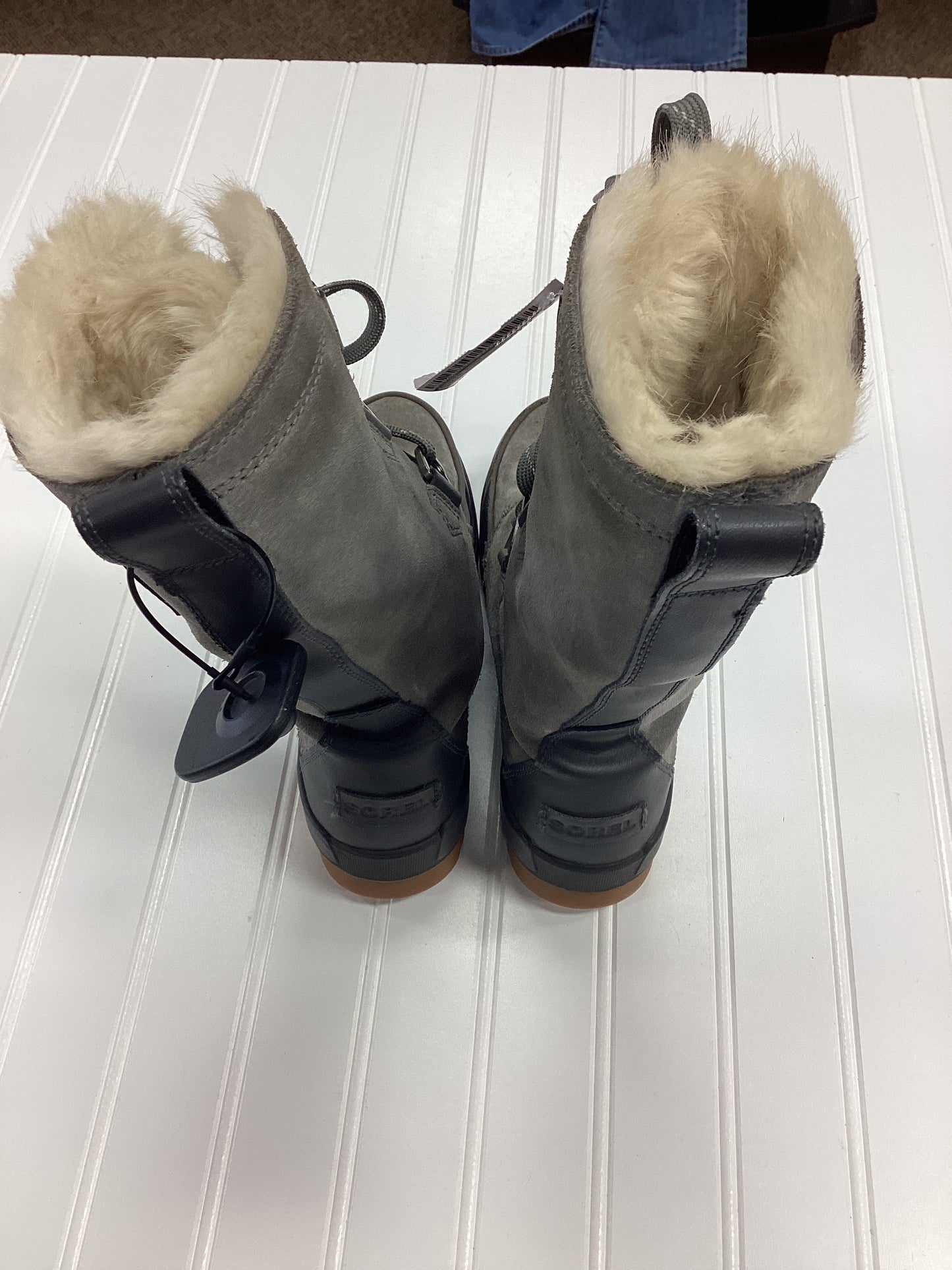 Boots Snow By Sorel In Grey, Size:8