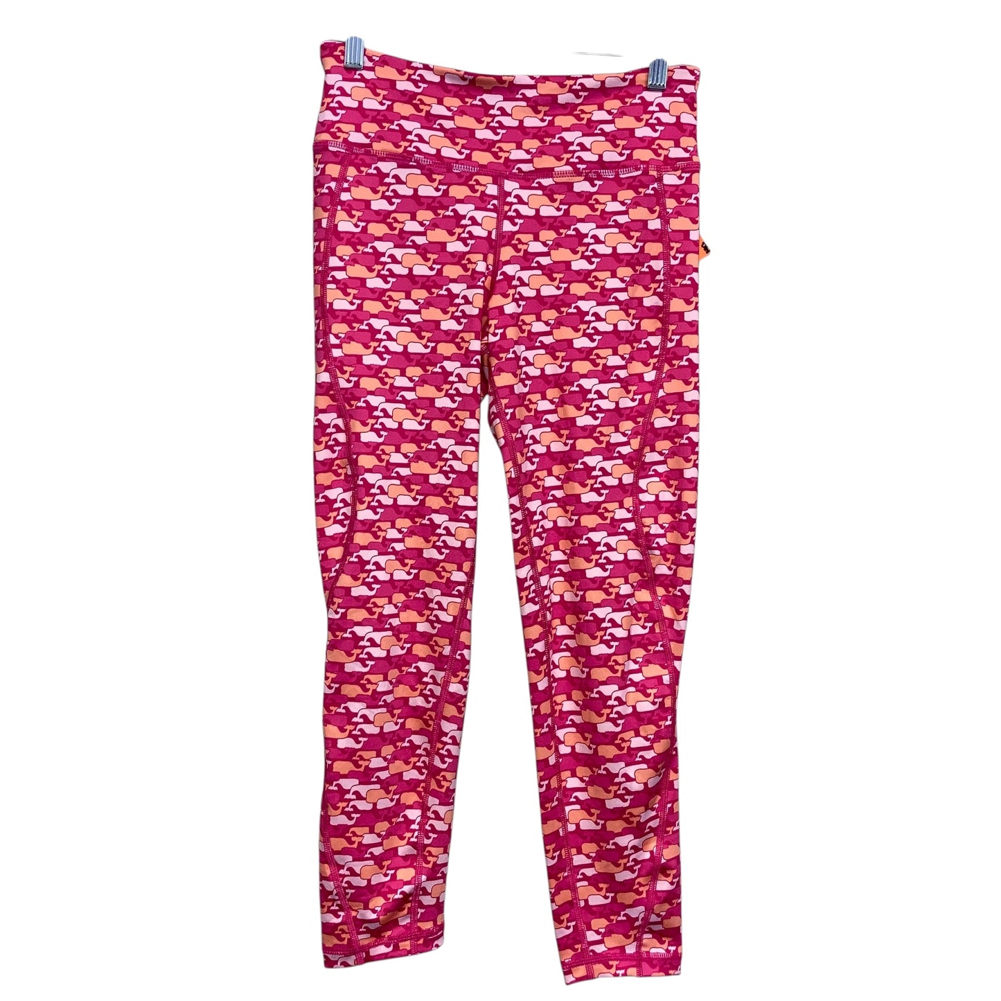 Athletic Leggings By Vineyard Vines In Pink & Red, Size:S
