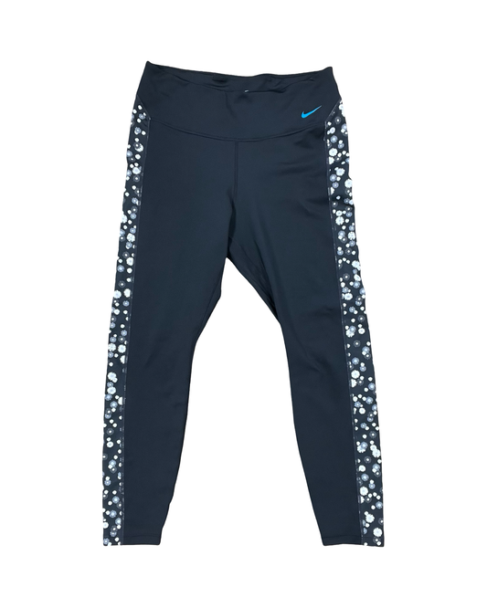 Athletic Leggings By Nike In Black, Size:L