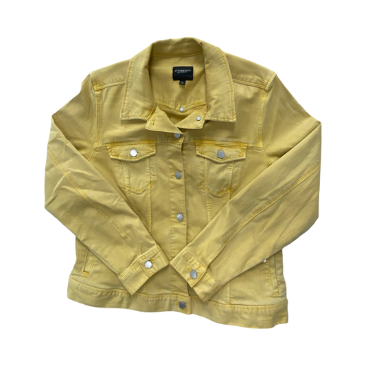 Jacket Denim By Liverpool In Yellow, Size:Xl