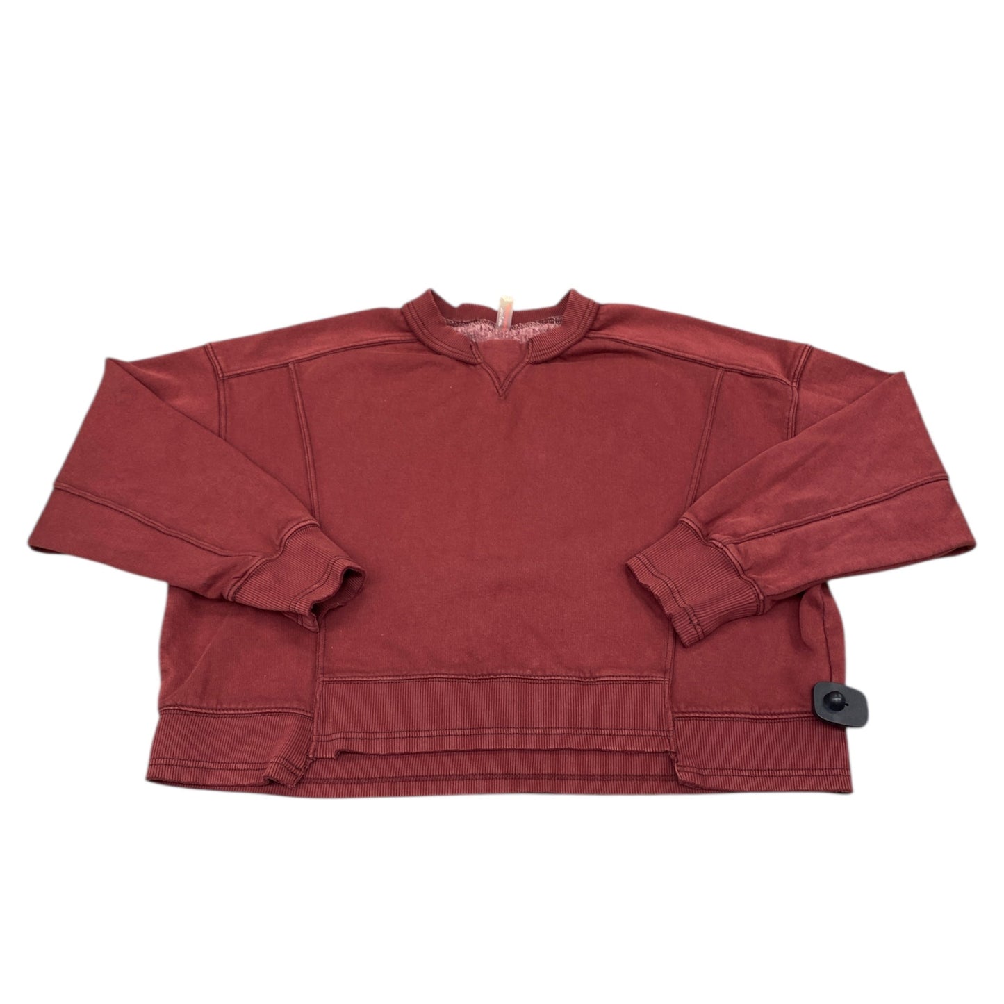Sweatshirt Crewneck By Free People In Red, Size:S