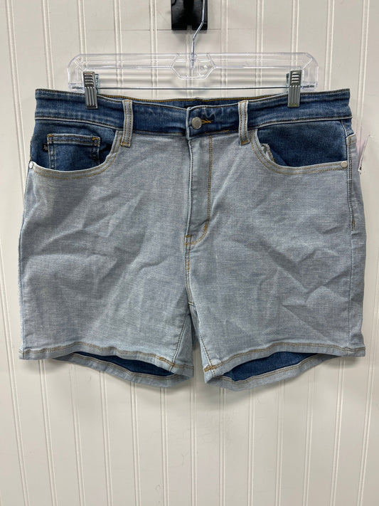 Shorts By Judy Blue In Blue Denim, Size:1X