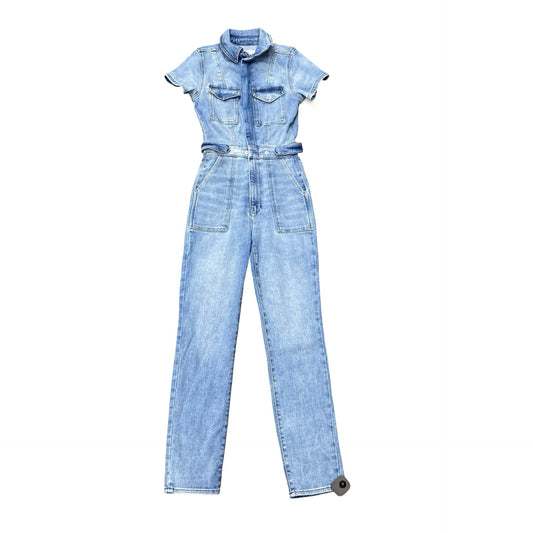 Jumpsuit By Good American In Blue Denim, Size:Xs