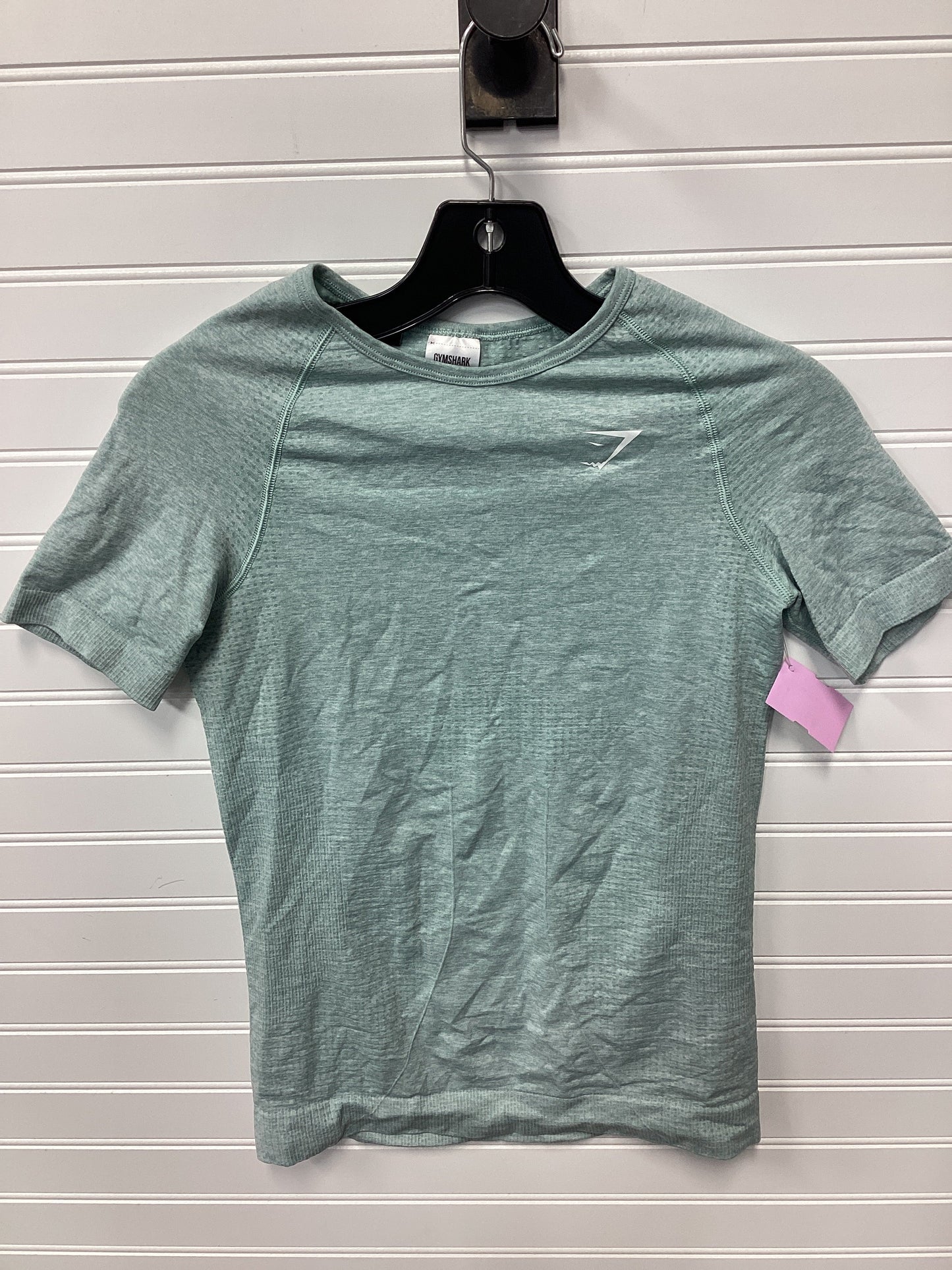 Athletic Top Ss By Gym Shark In Aqua, Size:M