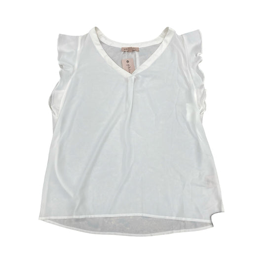 Top Ss By Philosophy In White, Size:M