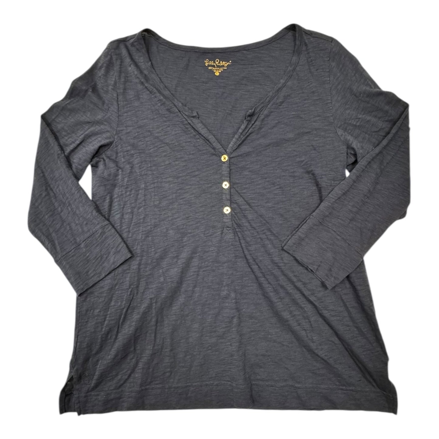 Top Ls Designer By Lilly Pulitzer In Navy, Size:L