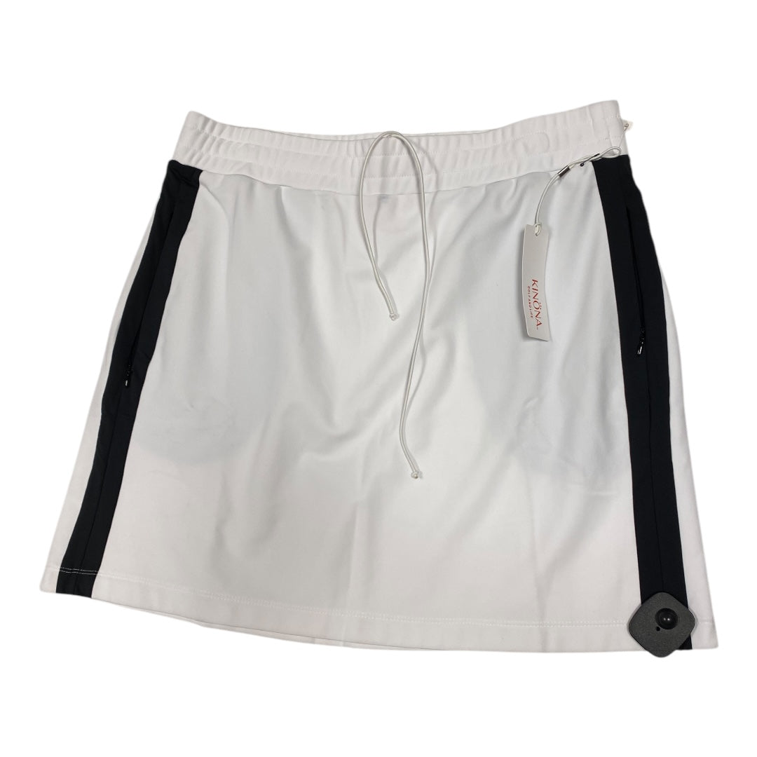Athletic Skirt By Cmc In White, Size:L