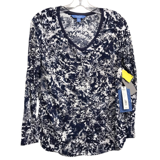 Top Ls By Simply Vera In Blue & Pink, Size:Mp