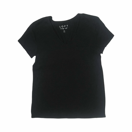 Top Ss By Loft In Black, Size:Xsp