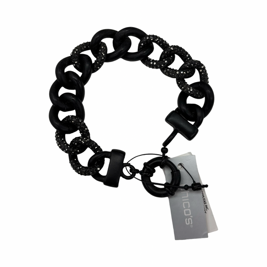 Bracelet Chain By Chicos In Black