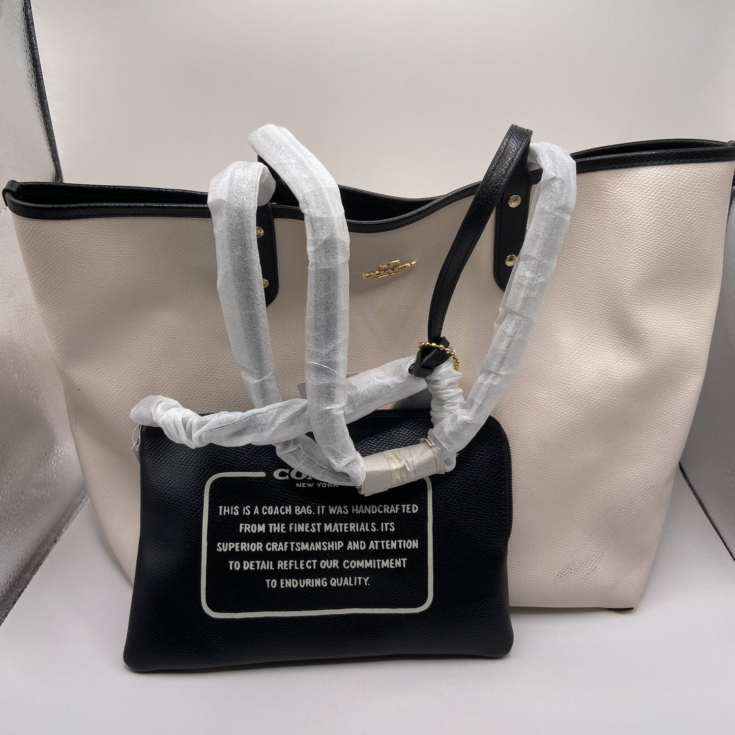 Tote Designer By Coach, Size: Large