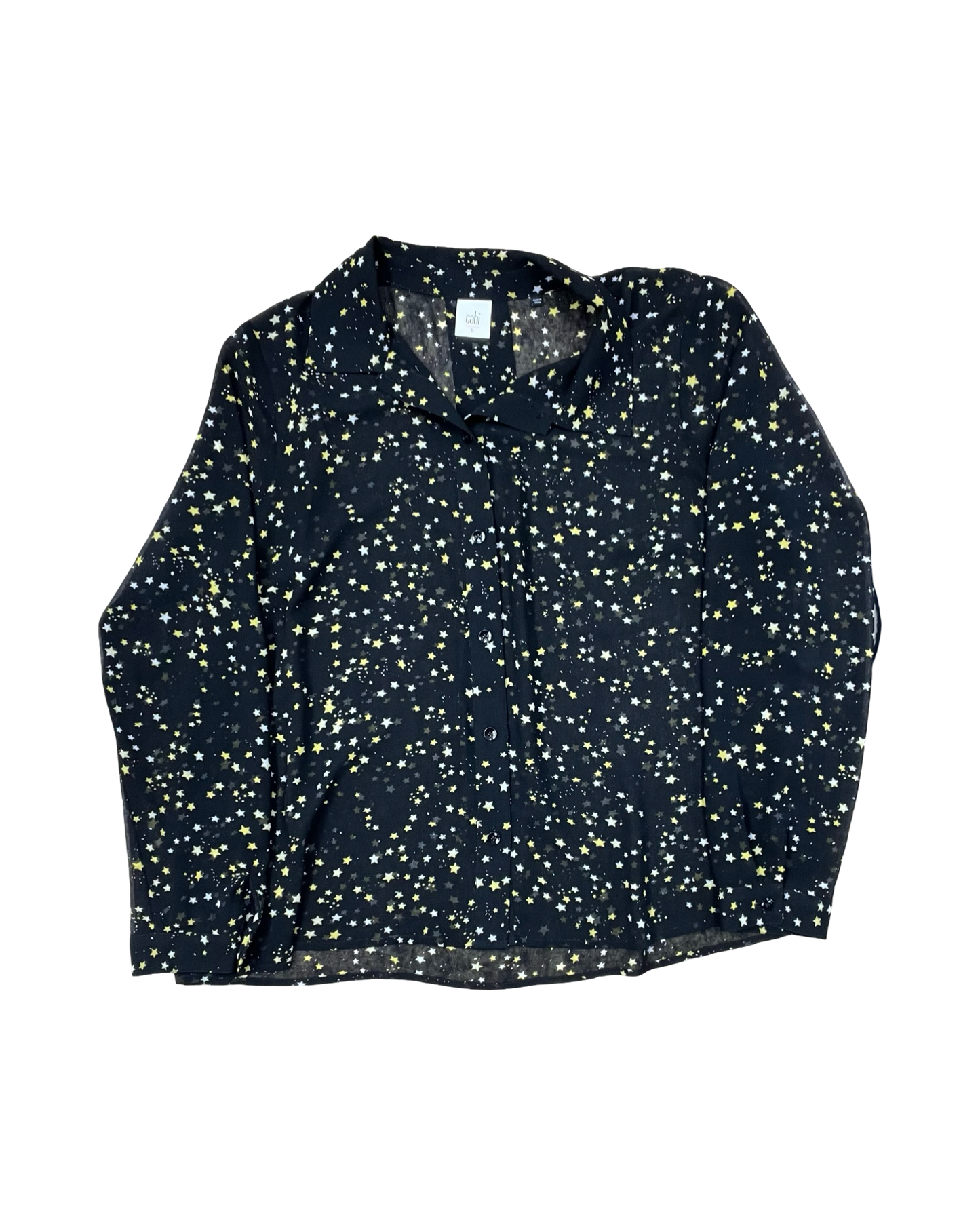 Blouse Ls By Cabi In Black, Size:L
