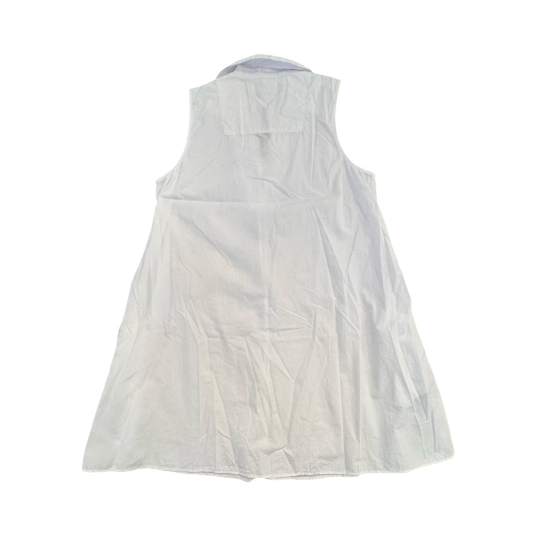 Dress Casual Midi By Banana Republic In White, Size:L