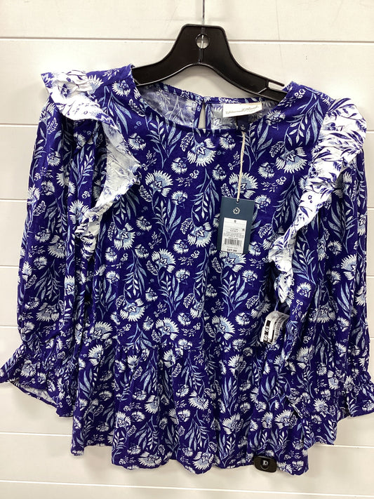Top Ls By Universal Thread In Blue, Size:S