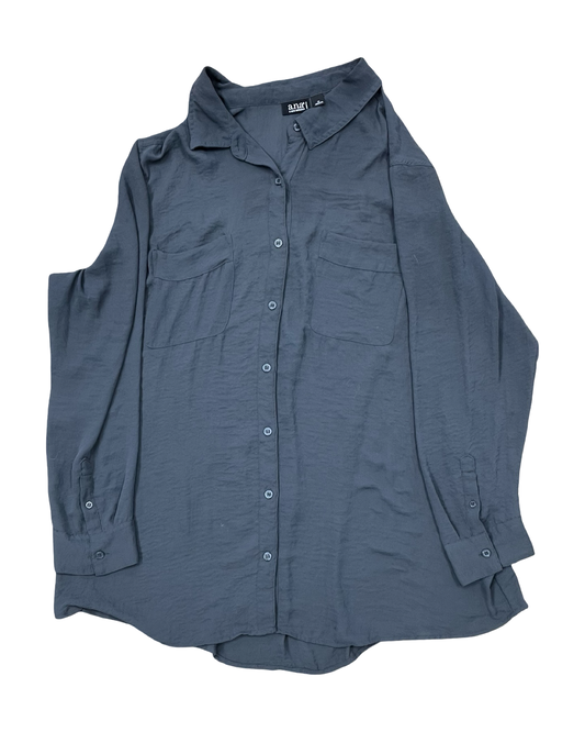 Top Ls By Ana In Grey, Size:1X
