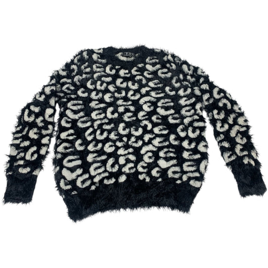 Sweater By Pol In Black & White, Size: M