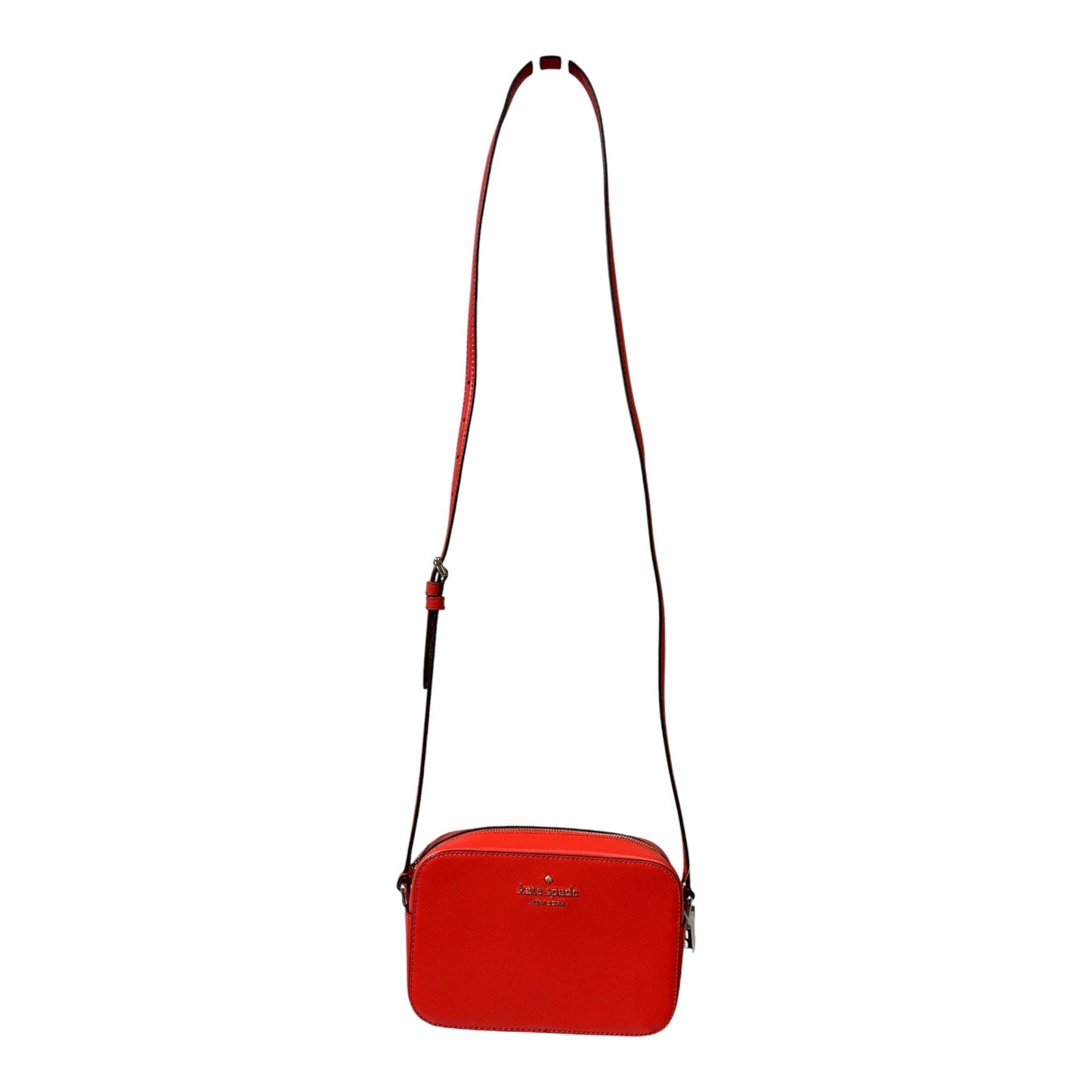 Crossbody Designer By Kate Spade In Orange, Size:Small