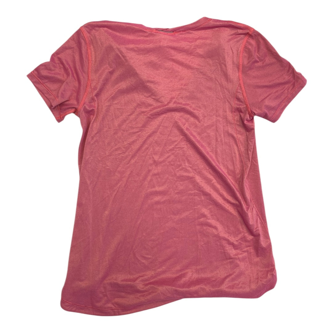 Athletic Top Ss By Lululemon In Pink, Size:10