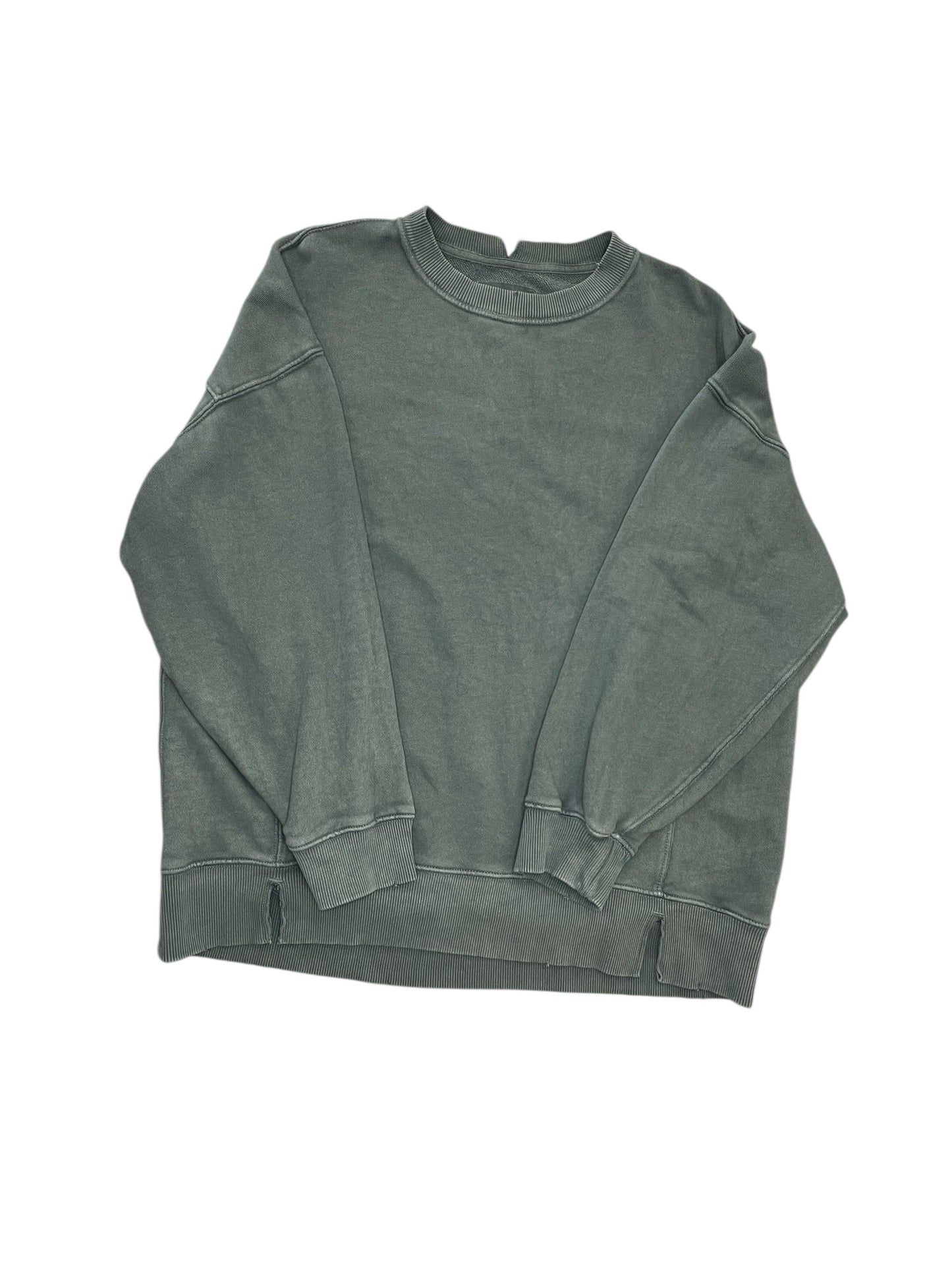 Sweatshirt Crewneck By Aerie In Green, Size:M
