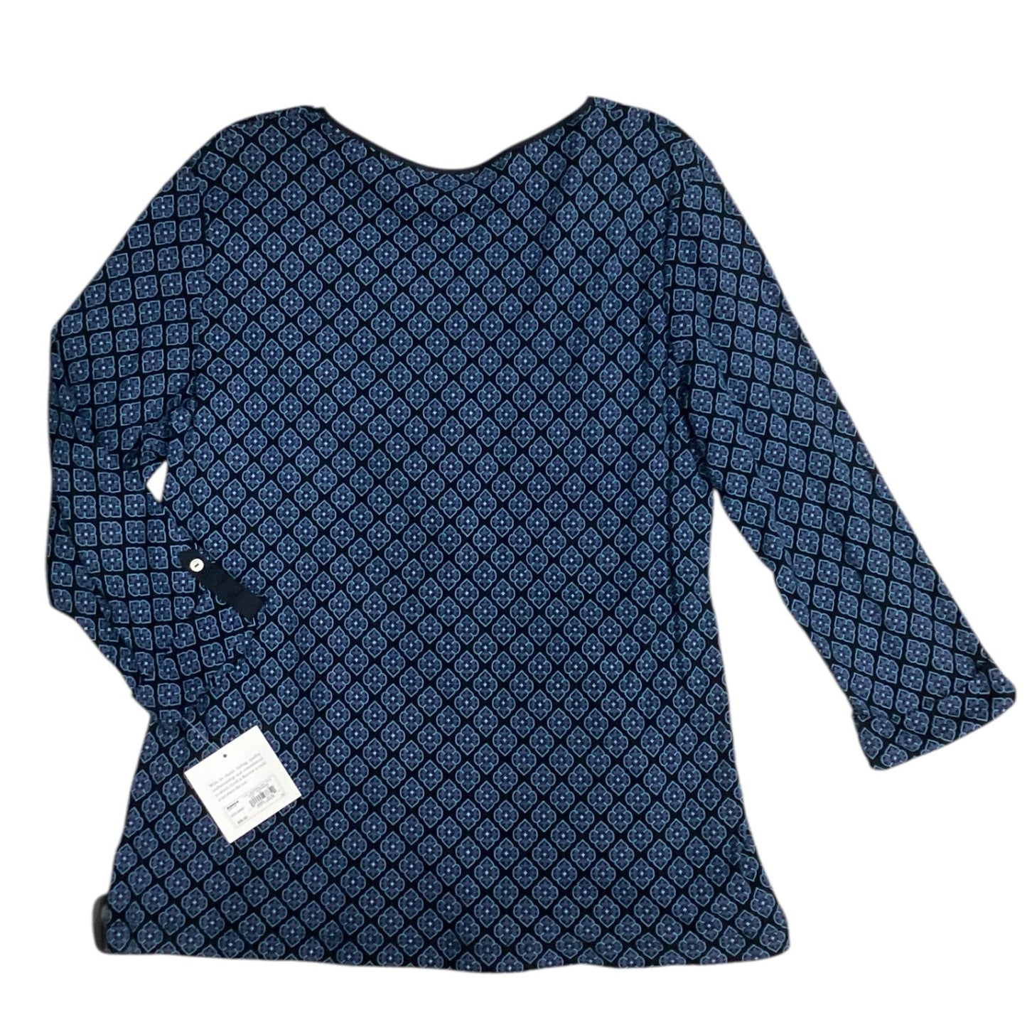 Top 3/4 Sleeve By Croft And Barrow In Purple, Size:L