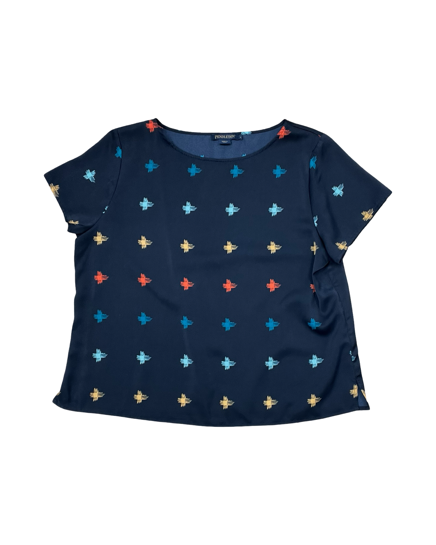 Top Ss By Pendleton In Blue, Size:L