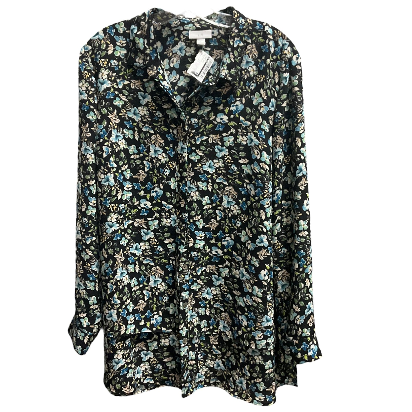 TOP LS by J. JILL In FLORAL PRINT, Size: L