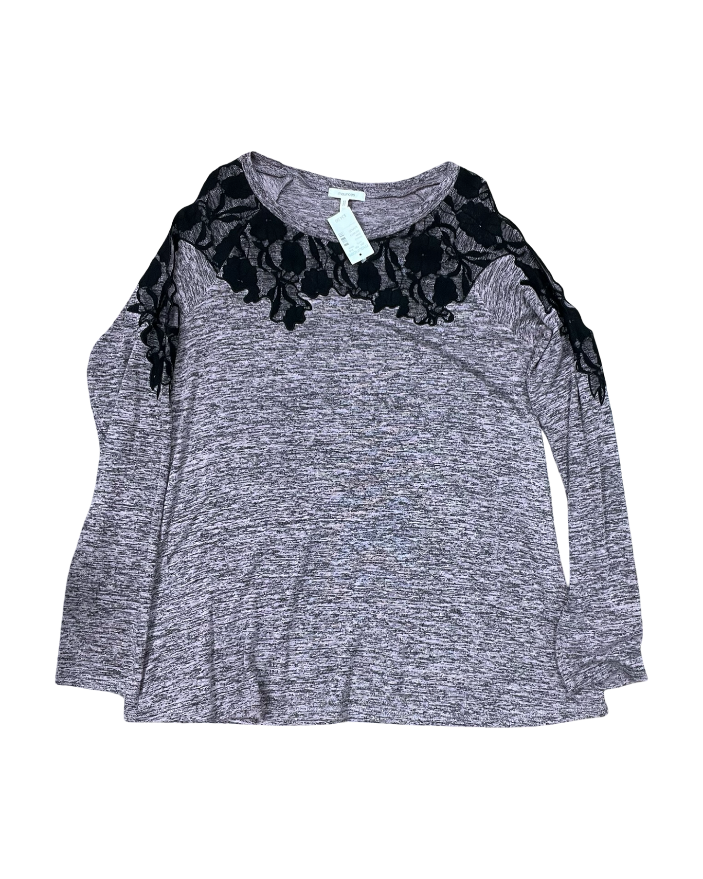 Top Ls By Maurices In Purple, Size:L