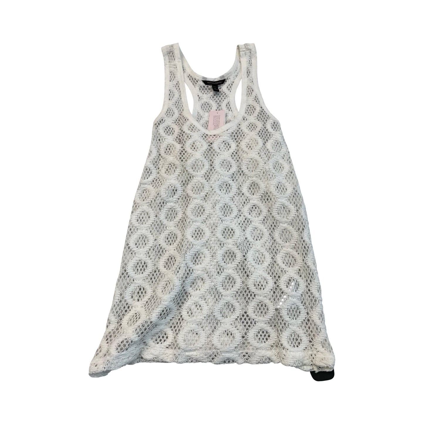 Top Sleeveless By Banana Republic In White, Size:Sp