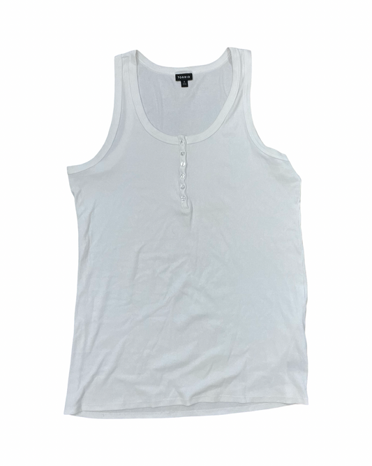 Tank Top By Torrid In White, Size:4X