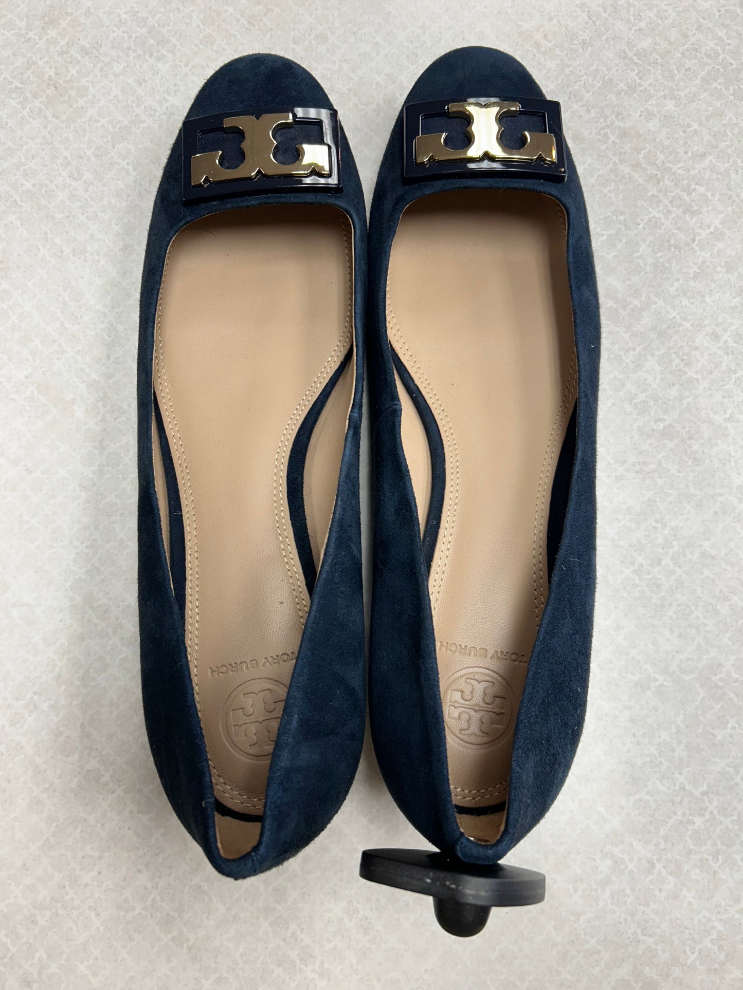 Shoes Designer By Tory Burch In Navy, Size:9.5