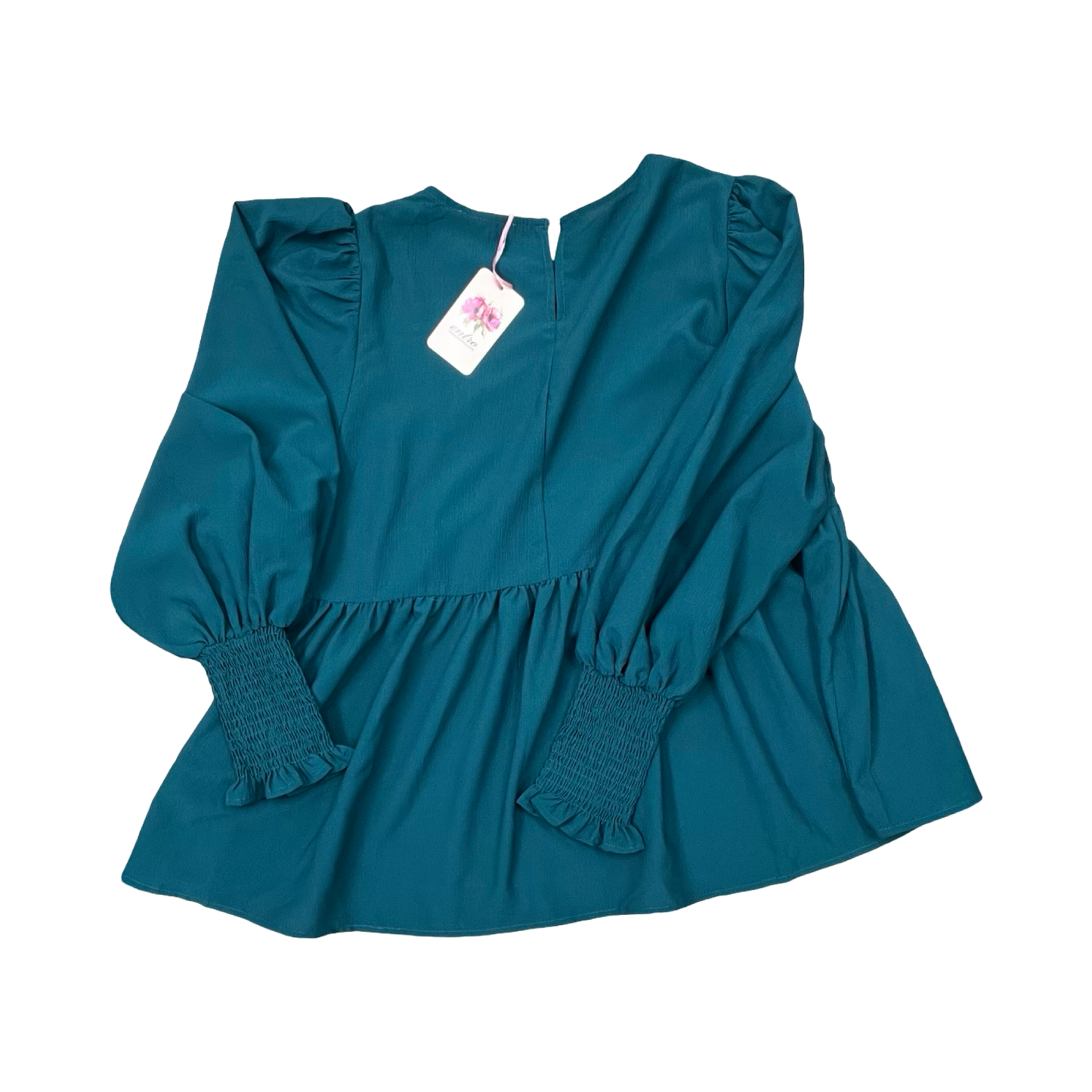 Top Ls By Entro In Green, Size:M